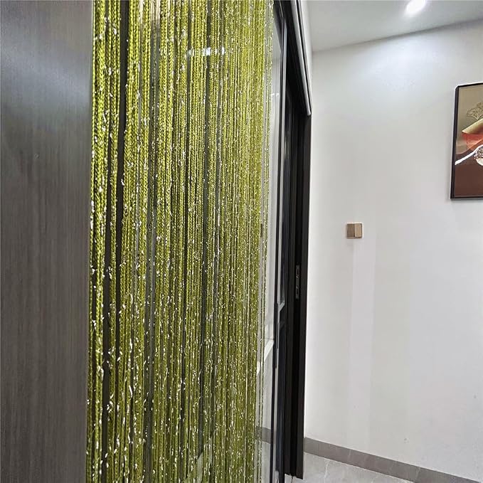 ave split Decorative Door String Curtain Wall Panel Fringe Window Room Divider - Image 4