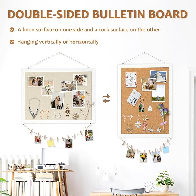 Double-Sided Large Cork Board - Image 2