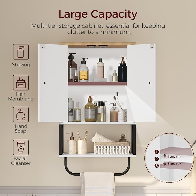 MAHANCRIS Bathroom Wall Cabinet - Image 3
