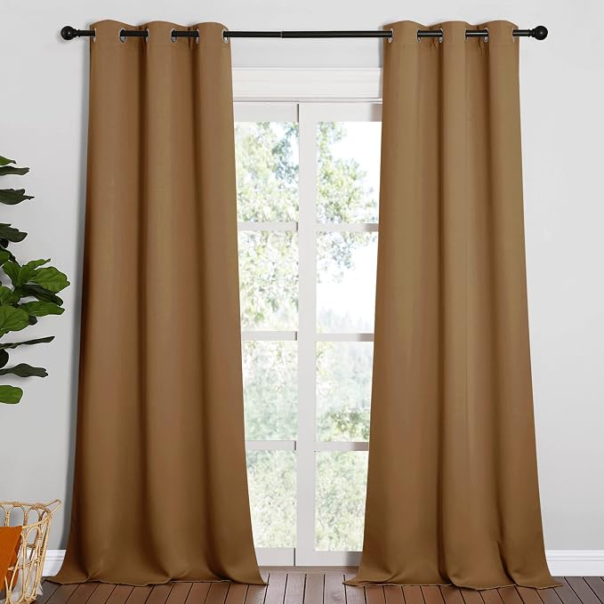 NICETOWN Sleek Blackout Curtains 95 inches Length by NICETOWN