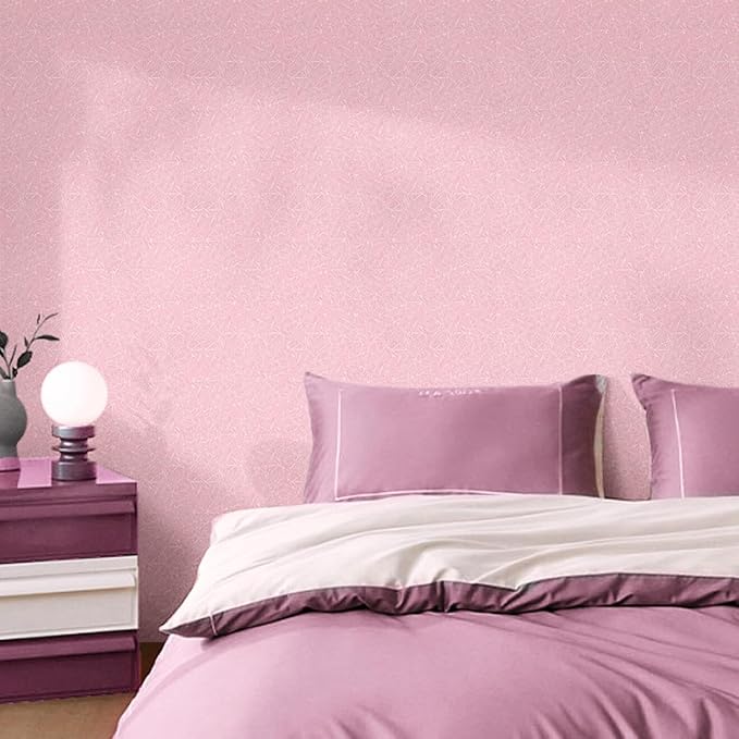 Pink Peel and Stick Self Adhesive Wallpaper - Image 6