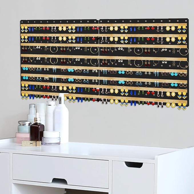 Peg Board, 6 Pack 12"x12" Black Metal Pegboard Panels Pegboards Wall Organizer - Image 8