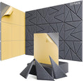 22 Pack Acoustic Panels with Self-Adhesive, Sound Panels High Density, by ROOME
