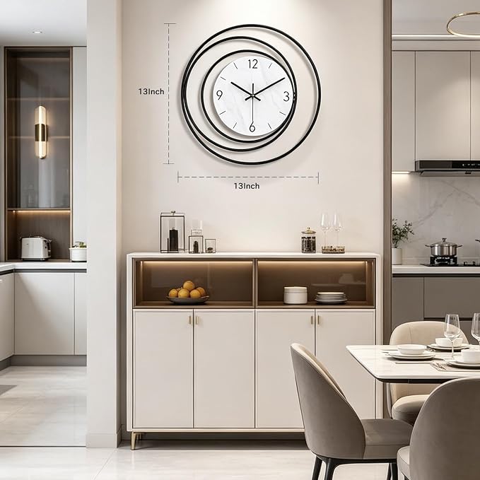 Dankeit Decorative Wall Clock, Silent Non-Ticking Quality Quartz Movement - Image 5