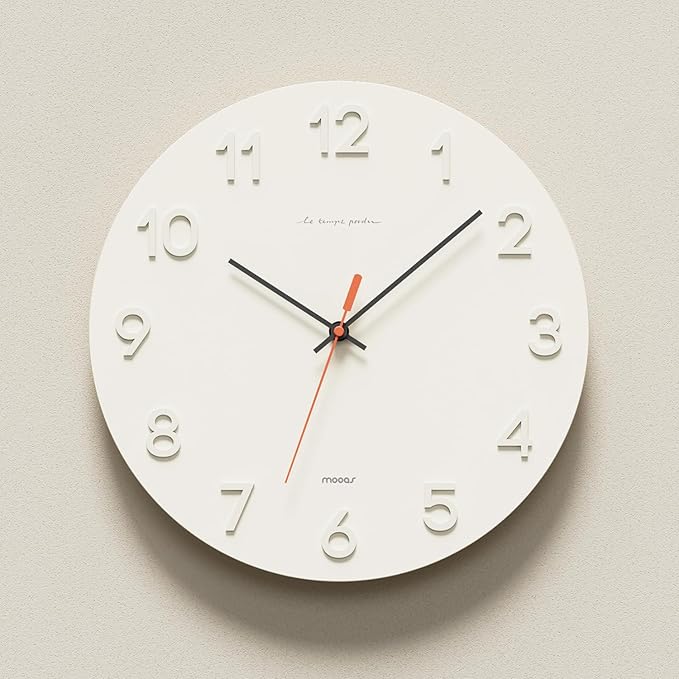 mooas 3D Numbers Modern Wall Clock by mooas