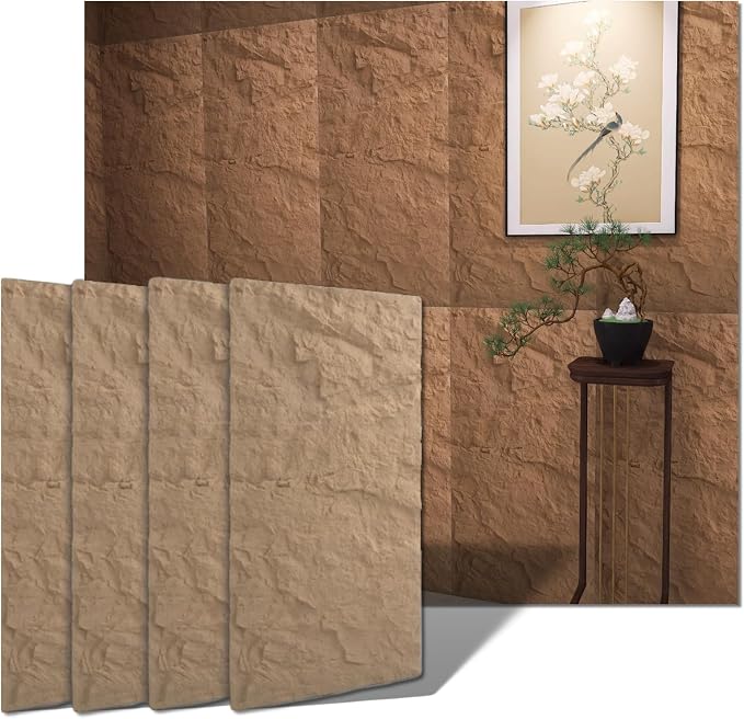 Stone 3D Wall Panels, 23.6"*47.2" Wall Paneling - Image 7