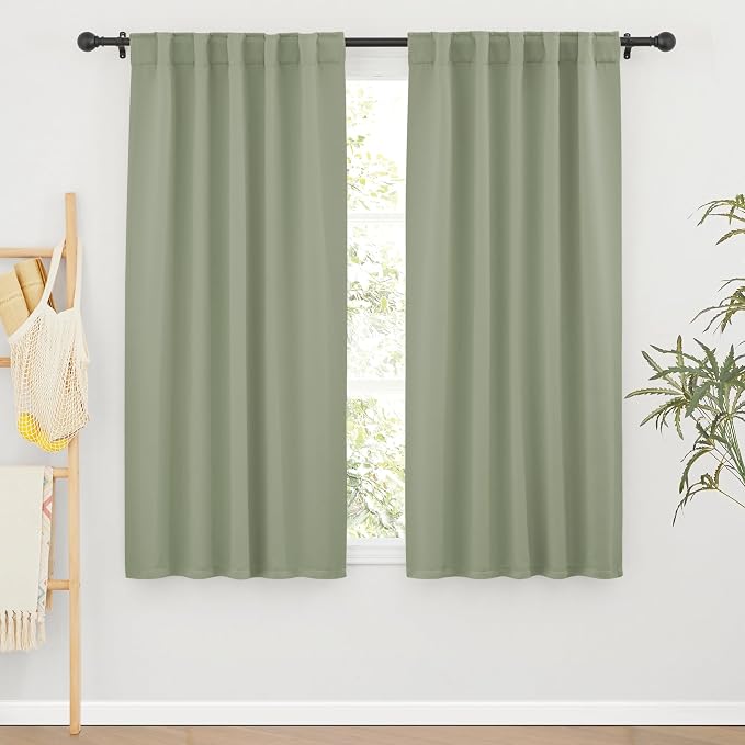 RYB HOME Blackout Curtains for Living Room, Privacy Thermal Insulating Window by RYBHOME