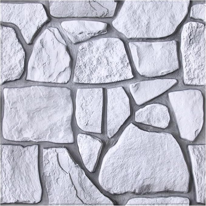 Commomy Peel and Stick Rock Wall Tiles by CommomyDecor