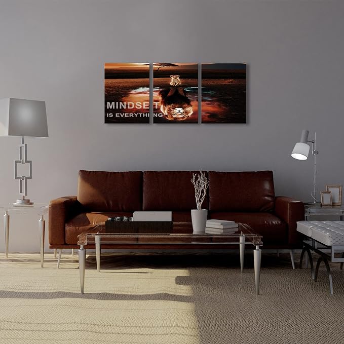 KAWAHONE Inspiration Quotes Wall Art, Motivational Determination Patience - Image 4