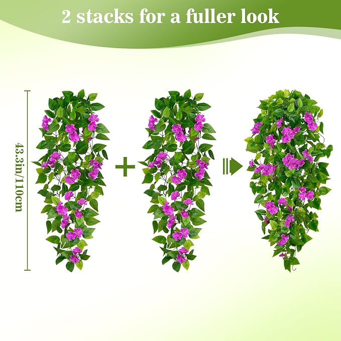 BLEUM CADE Artificial Hanging Flowers - Image 2
