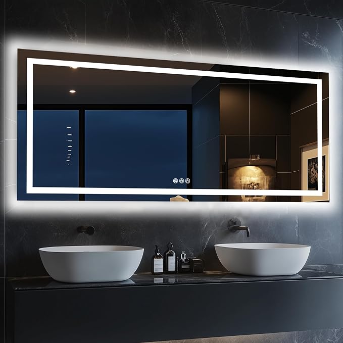 Antok 28"x 60" LED Bathroom Mirror by AntokMirror