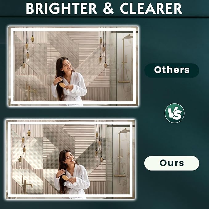 LED Mirror for Bathroom 36"x 60" - Image 2