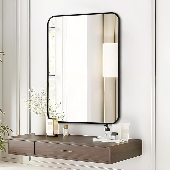 Fabuday Black Bathroom Mirror for Over Sink - Image 5