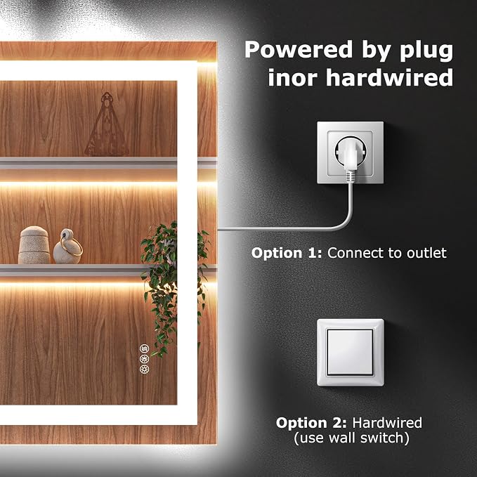 Hivone 24X32 LED Bathroom Mirror - Image 7