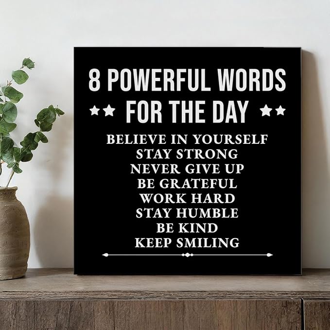 Inspirational Wall Decor, Motivational Canvas Painting Wall Art - Image 4