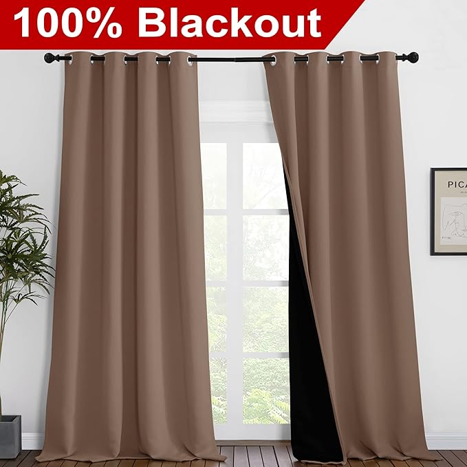 NICETOWN Extra Long Truly Blackout Drapes - Image 2