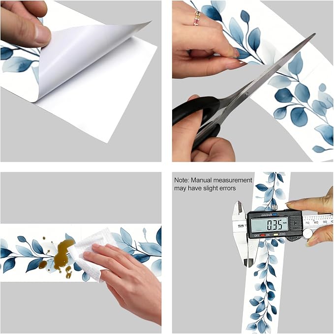 HOMETITUTE Wallpaper Border Peel and Stick Self Adhesive Decorative Wall Trim - Image 8