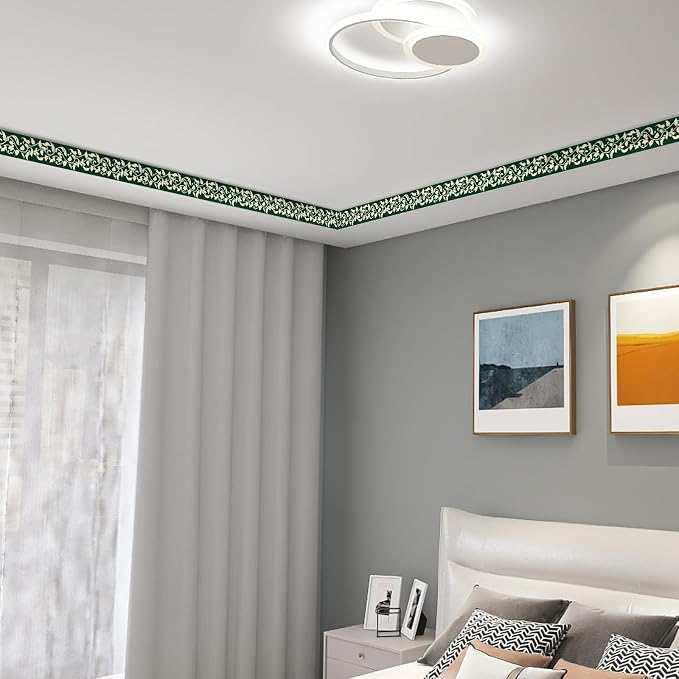 HOMETITUTE Wallpaper Border Peel and Stick Decorative Wall Trim Self Adhesive - Image 8