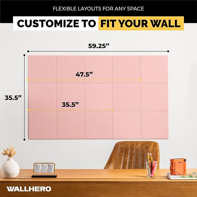 Vision Board - Cork Board for Walls, Felt Bulletin Board, Large Corkboard - Image 4
