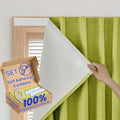 Magic Tape 100% Blackout Curtain by Sovtfides