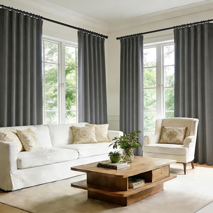 Room Divider Blackout Curtain Track Curtains Wall Dividers Panels Screen - Image 5