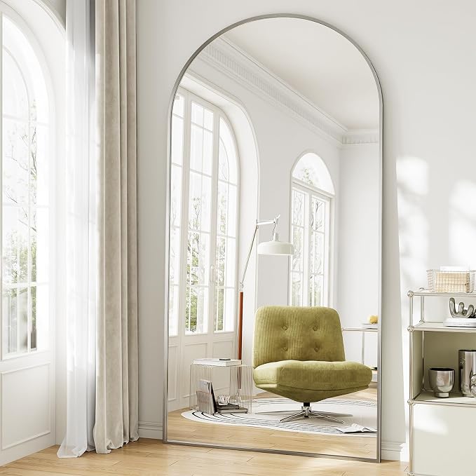 Oversized Full Length Mirror, Room Decor Big Full Body Mirror by WISSMILESHOME