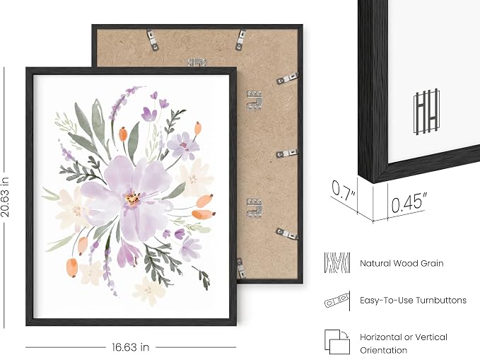 HAUS AND HUES Bouquet Set Art Print Set of 4 16x20 - Image 3
