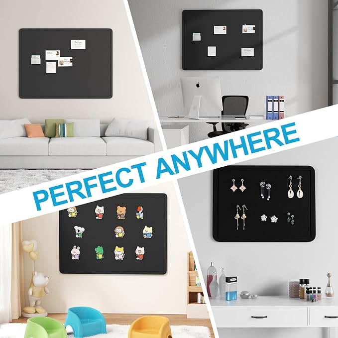 Large Felt Bulletin Board for Wall, Soft Felt Cork Board for Office, Home - Image 7
