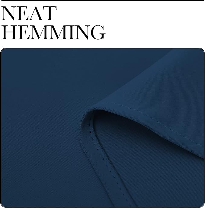 NICETOWN Bedroom Curtain Panels Blackout Draperies, Thermal Insulated Solid - Image 7