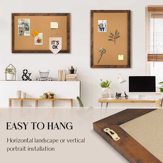Large Bulletin Board, Cork Board - Image 5