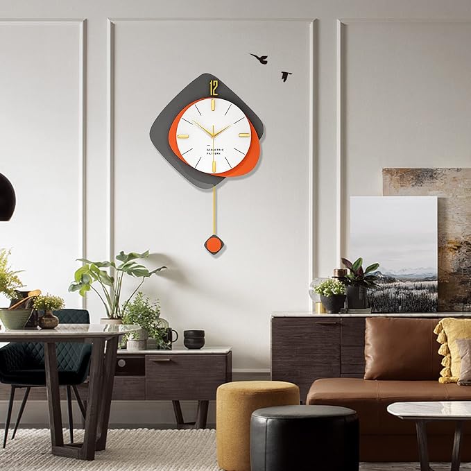 FLEBLE Large Wall Clocks for Living Room Decor Big Modern Decortive Wall Clock - Image 2