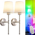 Depuley Battery Operated Wall Sconce: Set of 2 Wireless Wall Lights by Depuley
