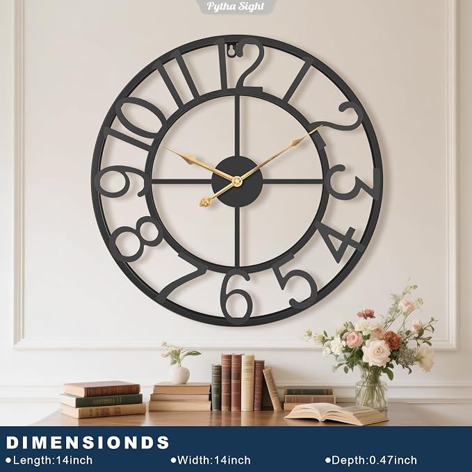 Pytha Sight 14 Inch Large Wall Clocks - Image 2
