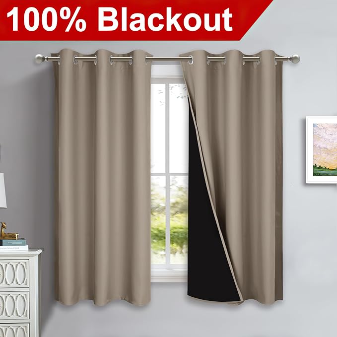 NICETOWN 100% Blackout Curtains - Image 2
