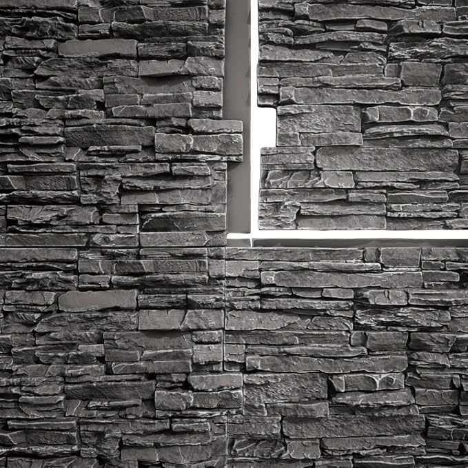 EverStone Canyon Ridge Faux Stone Panel, 45 3/4"W x 24 1/2"H x 1 1/4"D - Image 11