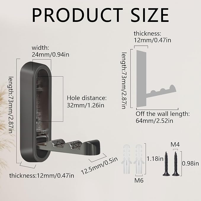 2PCS Foldable Wall Hooks, Heavy Duty Zinc Alloy Folding Wall Hooks, Folding - Image 9