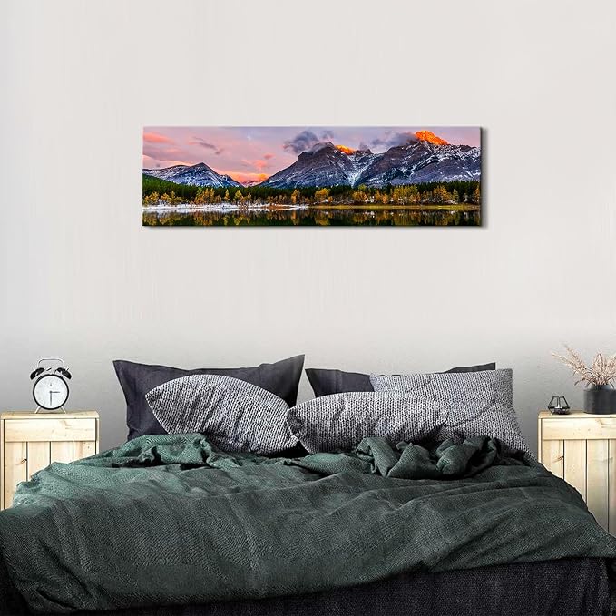 Sunset Landscape Canvas Wall Art - Image 2