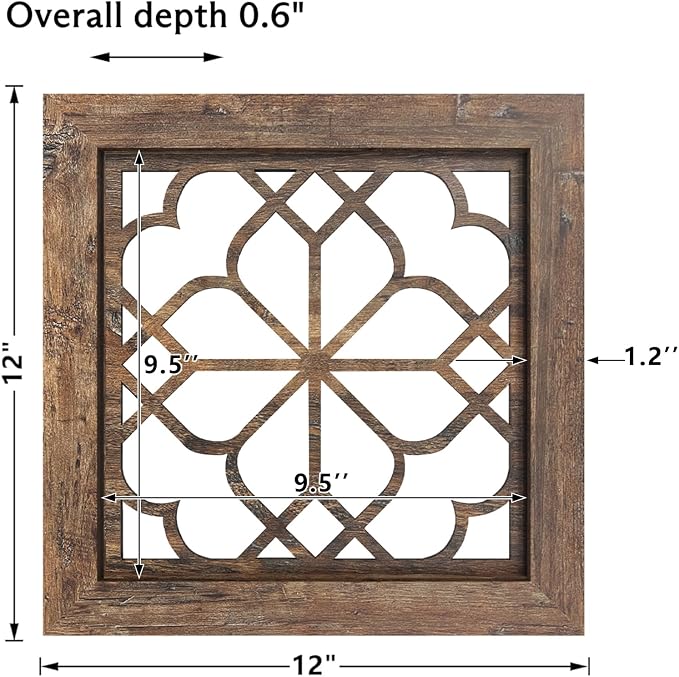 Set of 4 Boho Wall Mirrors - Image 4