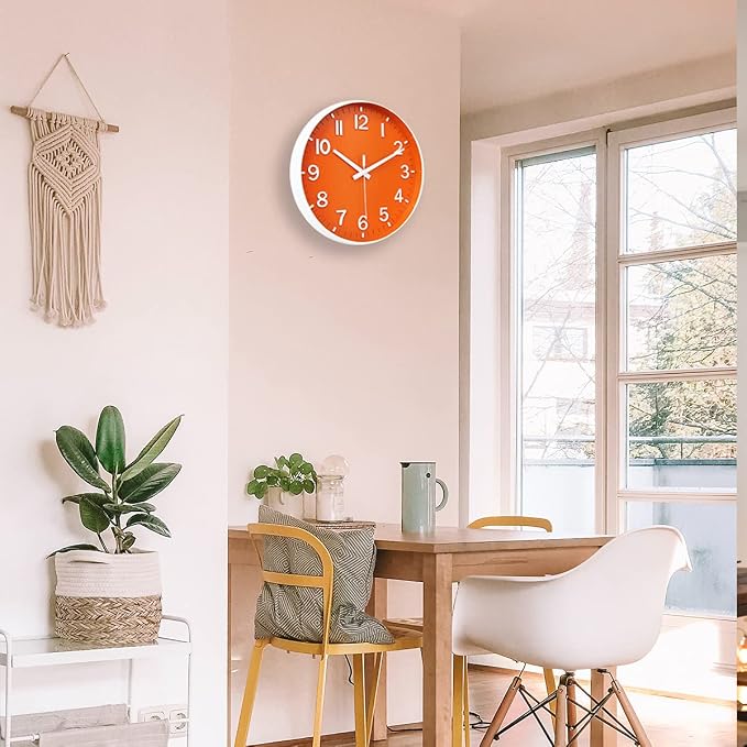 HZDHCLH Wall Clocks Battery Operated, 12 inch Silent Non Ticking Modern Wall - Image 4