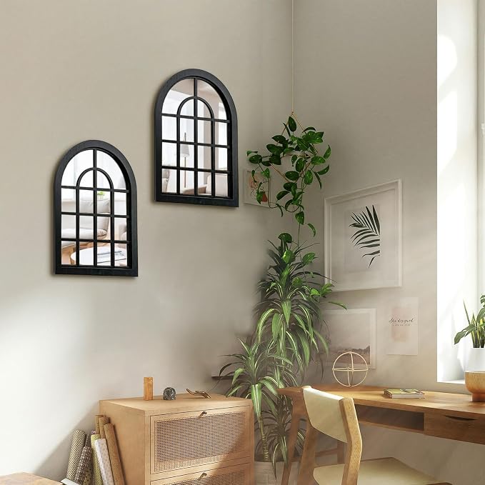 ZEXUIRU 2 Set. Rustic Wall Mirrors - Image 5