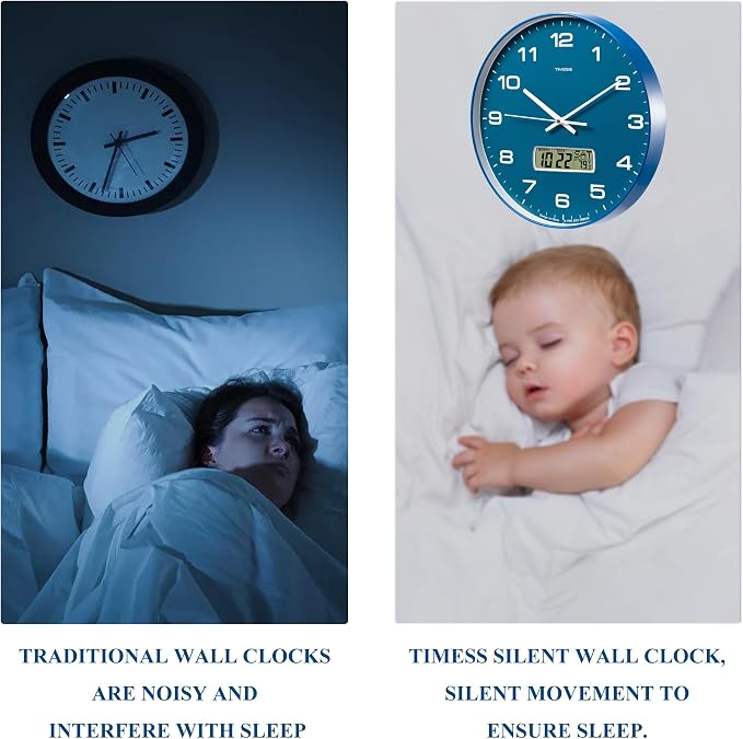 TIMESS Wall Clock, Ideal Modern Home, Office Decor - Image 9
