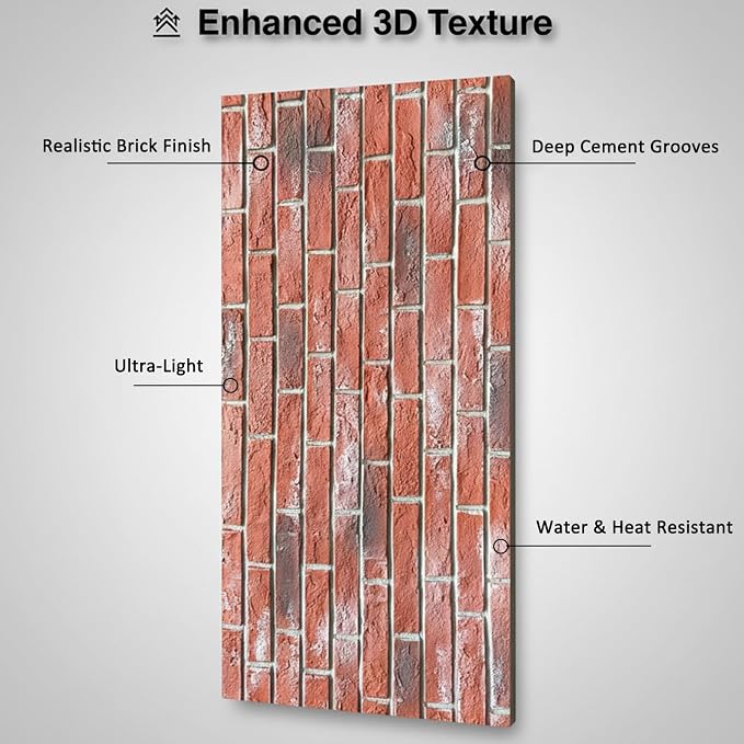 3D Faux Stone Wall Panels, 1.18" wall Panels - Image 3