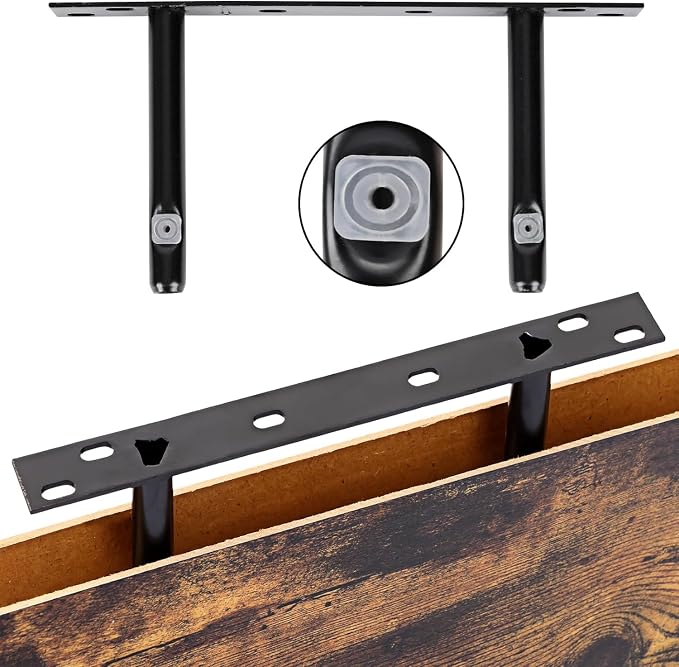 Fixwal Wood Floating Shelves, Wall Shelves Set of 4, Shelves - Image 4