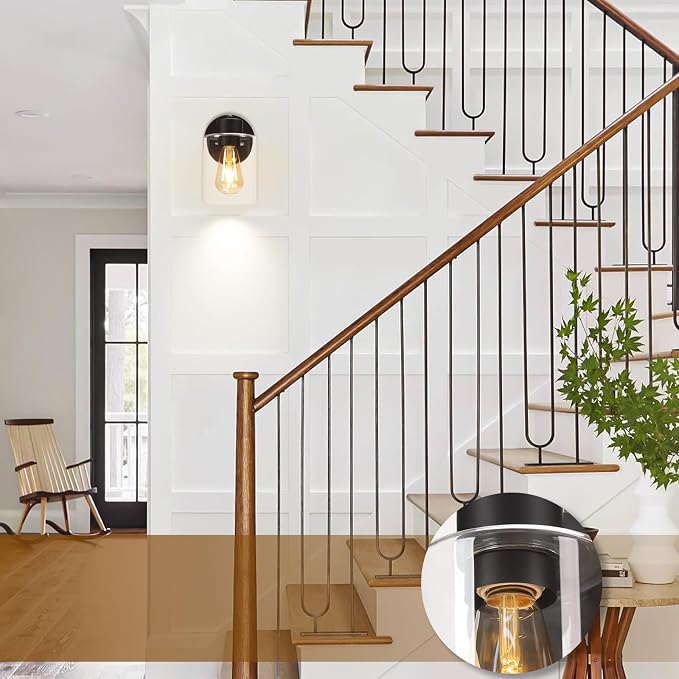 Kalium Wall Sconces, Matte Black Vanity Light Fixtures, Indoor Wall Lights - Image 3