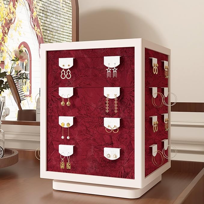 Wallercity Maroon Red Self Adhesive Velvet Drawer Liner Textured Red Velvet - Image 4