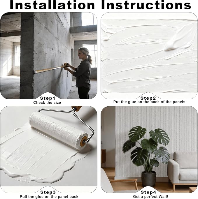 3D Wall Panels - Sample 7.9"x11.8" Faux Stone Peel and Stick Wall Covering - - Image 5