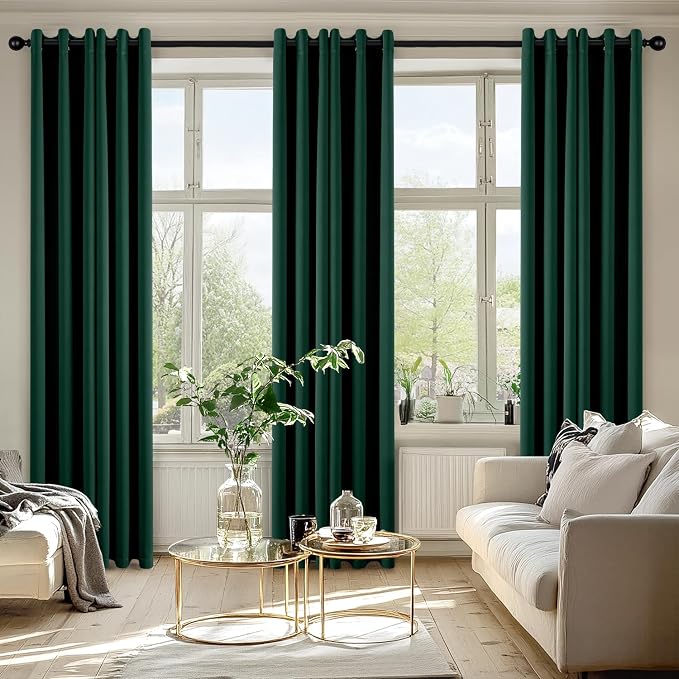 MIULEE Blackout Curtains for Bedroom Living Room 2 Panels, Thermal Insulated - Image 6