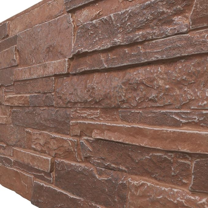 EverStone Acadia Ledge Faux Stone Panel, York Town Color - Image 7