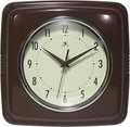 Infinity Instruments Square Retro Wall Clock by InfinityInstruments