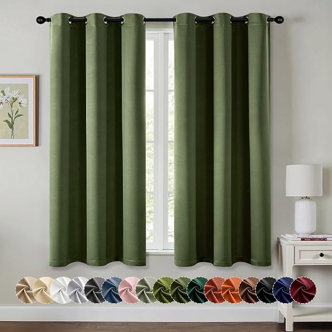MIULEE Blackout Curtains for Bedroom Living Room 2 Panels, Thermal Insulated by MIULEE